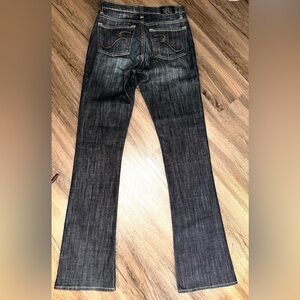 Rock & Republic Kasandra Jeans 6L Dark Wash Stretch Denim Long